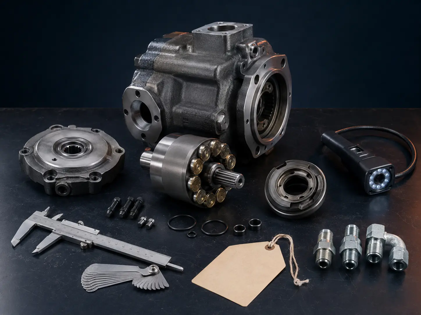 Heavy machinery spare-parts identification and inspection tools